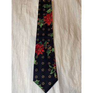 POINSETTIA CHRISTMAS TIE